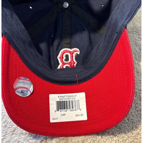 Boston Red Sox Hat 47 Brand Adjustable Cap Navy Red MLB Baseball Hat OSFA - Picture 6 of 8
